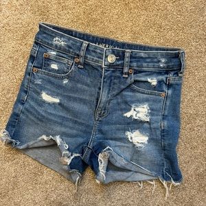 American Eagle Distressed Denim Shorts